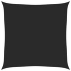 Sonnensegel 160 g/m² Schwarz 4,5x4,5 m HDPE