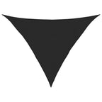Sonnensegel 160 g/m² Schwarz 4x4x5,8 m HDPE