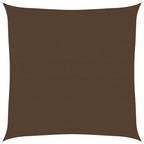 Sonnensegel 160 g/m² Braun 7x7 m HDPE