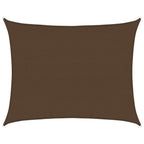 Sonnensegel 160 g/m² Braun 6x7 m HDPE