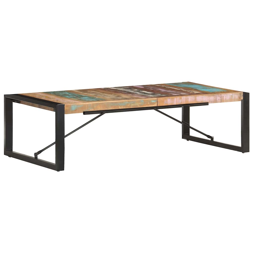Couchtisch 140x70x40 cm Altholz Massiv