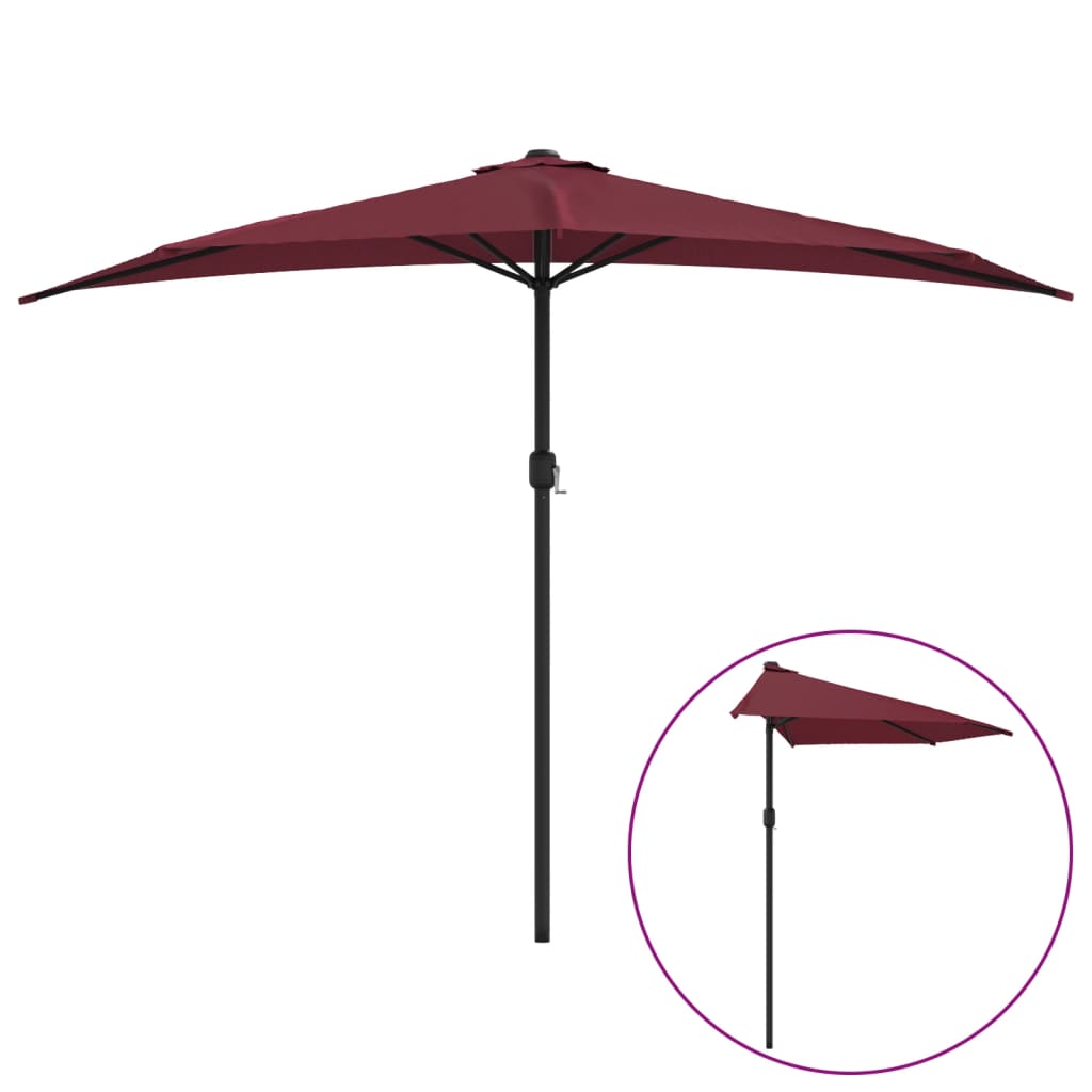 Balkon-Sonnenschirm Alu-Mast 300x155