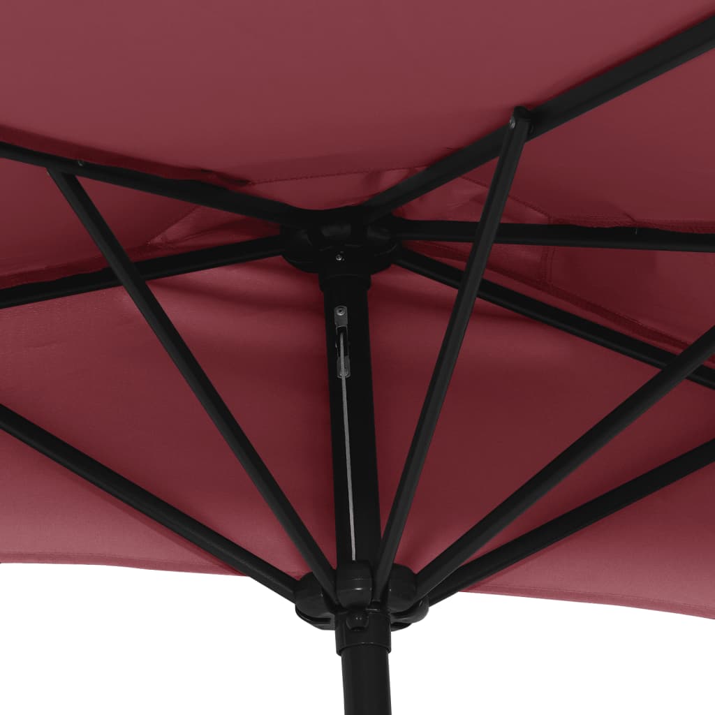 Balkon-Sonnenschirm Alu-Mast 300x155