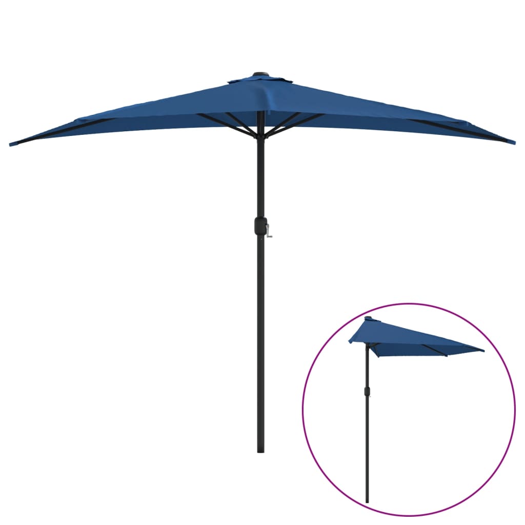 Balkon-Sonnenschirm Alu-Mast 300x155