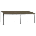 Garten-Sonnenschutz 6x3x2,55 m Taupe