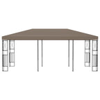 Pavillon 6x3 m Taupe Stoff