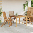 Klappbare Gartenstühle 3 Stk. Massivholz Akazie