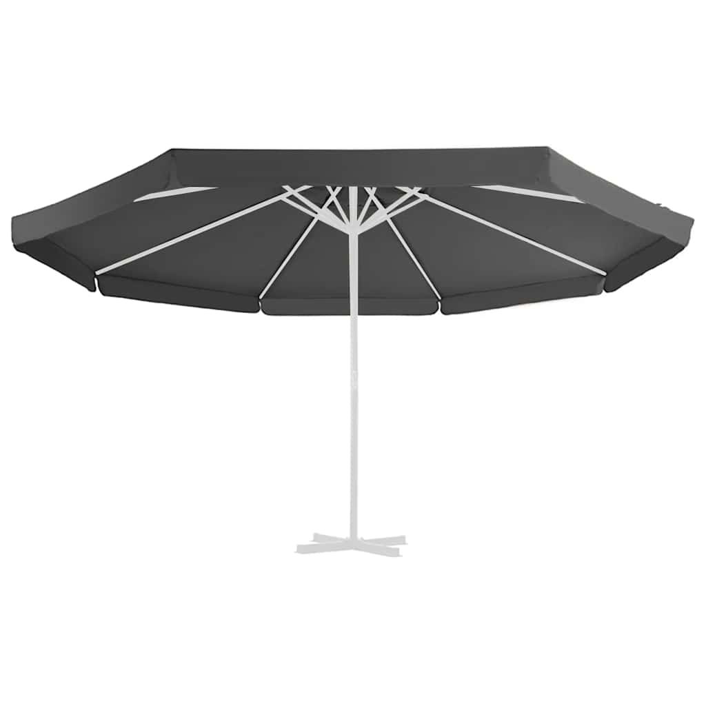 Ersatzbezug für Sonnenschirm Anthrazit 515 cm