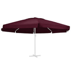 Ersatzbezug für Sonnenschirm Bordeauxrot 610 cm