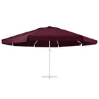 Ersatzbezug für Sonnenschirm Bordeauxrot 610 cm