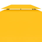 Pavillon-Dachplane mit Kaminabzug 310 g/m² 4x3 m Gelb