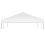 Pavillondach 270 g/m² 3x3 m Weiß