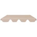 Ersatzdach für Hollywoodschaukel Beige 150/130x105/70 cm