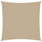 Sonnensegel Oxford-Gewebe Quadratisch 4x4 m Beige