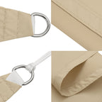 Sonnensegel Oxford-Gewebe Quadratisch 4x4 m Beige