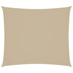 Sonnensegel Oxford-Gewebe Rechteckig 2x2,5 m Beige