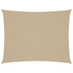Sonnensegel Oxford-Gewebe Rechteckig 2x3 m Beige