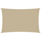 Sonnensegel Oxford-Gewebe Rechteckig 2x5 m Beige