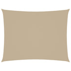 Sonnensegel Oxford-Gewebe Rechteckig 2,5x4 m Beige