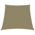 Sonnensegel Oxford-Gewebe Trapezförmig 2/4x3 m Beige