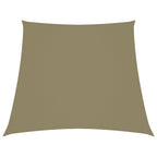 Sonnensegel Oxford-Gewebe Trapezförmig 2/4x3 m Beige