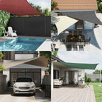 Sonnensegel Oxford-Gewebe Quadratisch 3x3 m Creme