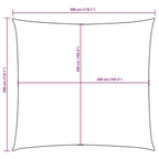 Sonnensegel Oxford-Gewebe Quadratisch 3x3 m Creme