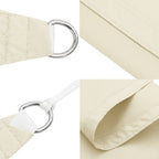 Sonnensegel Oxford-Gewebe Quadratisch 7x7 m Creme