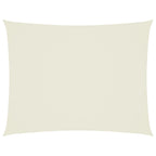 Sonnensegel Oxford-Gewebe Rechteckig 3x4 m Creme