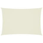 Sonnensegel Oxford-Gewebe Rechteckig 3x5 m Creme
