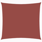 Sonnensegel Oxford-Gewebe Quadratisch 4x4 m Terrakotta-Rot