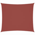 Sonnensegel Oxford-Gewebe Rechteckig 2x2,5 m Terrakotta-Rot