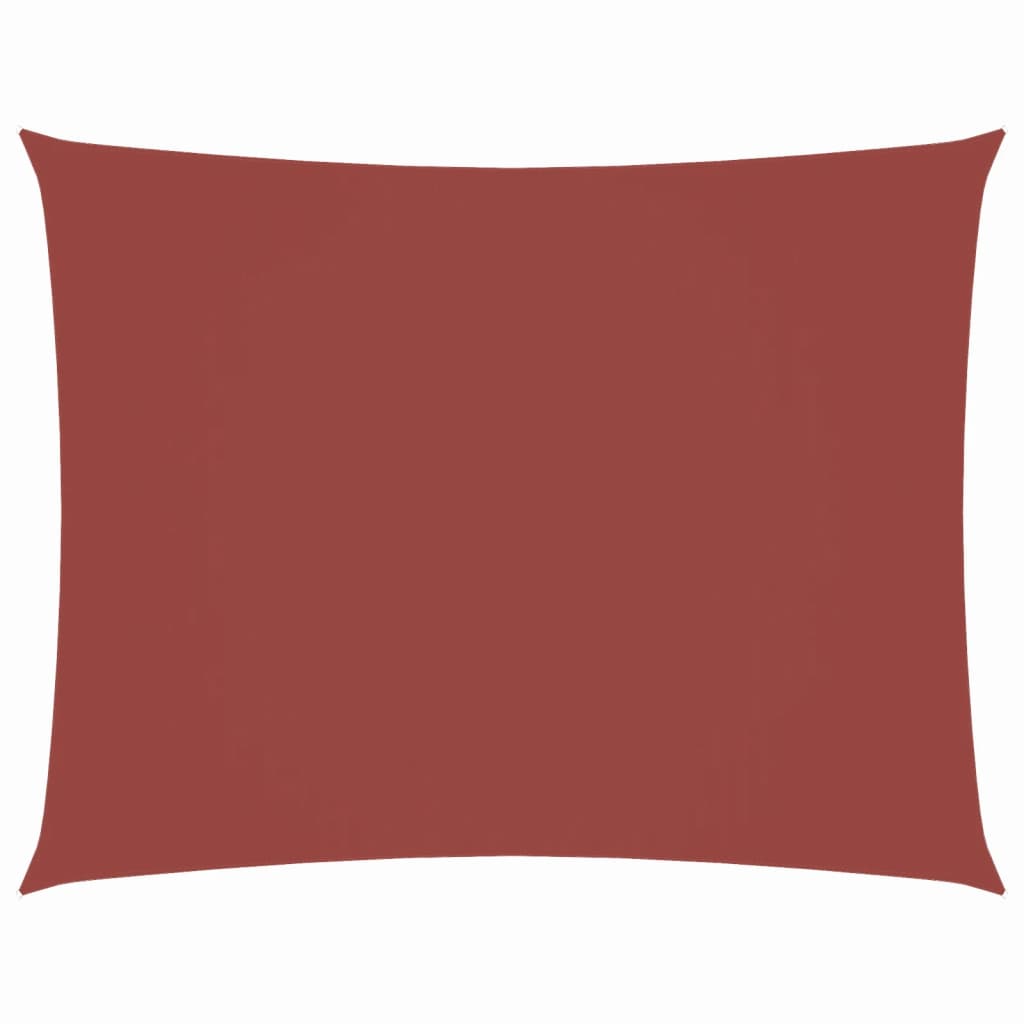 Sonnensegel Oxford-Gewebe Rechteckig 2x3,5 m Terrakotta-Rot