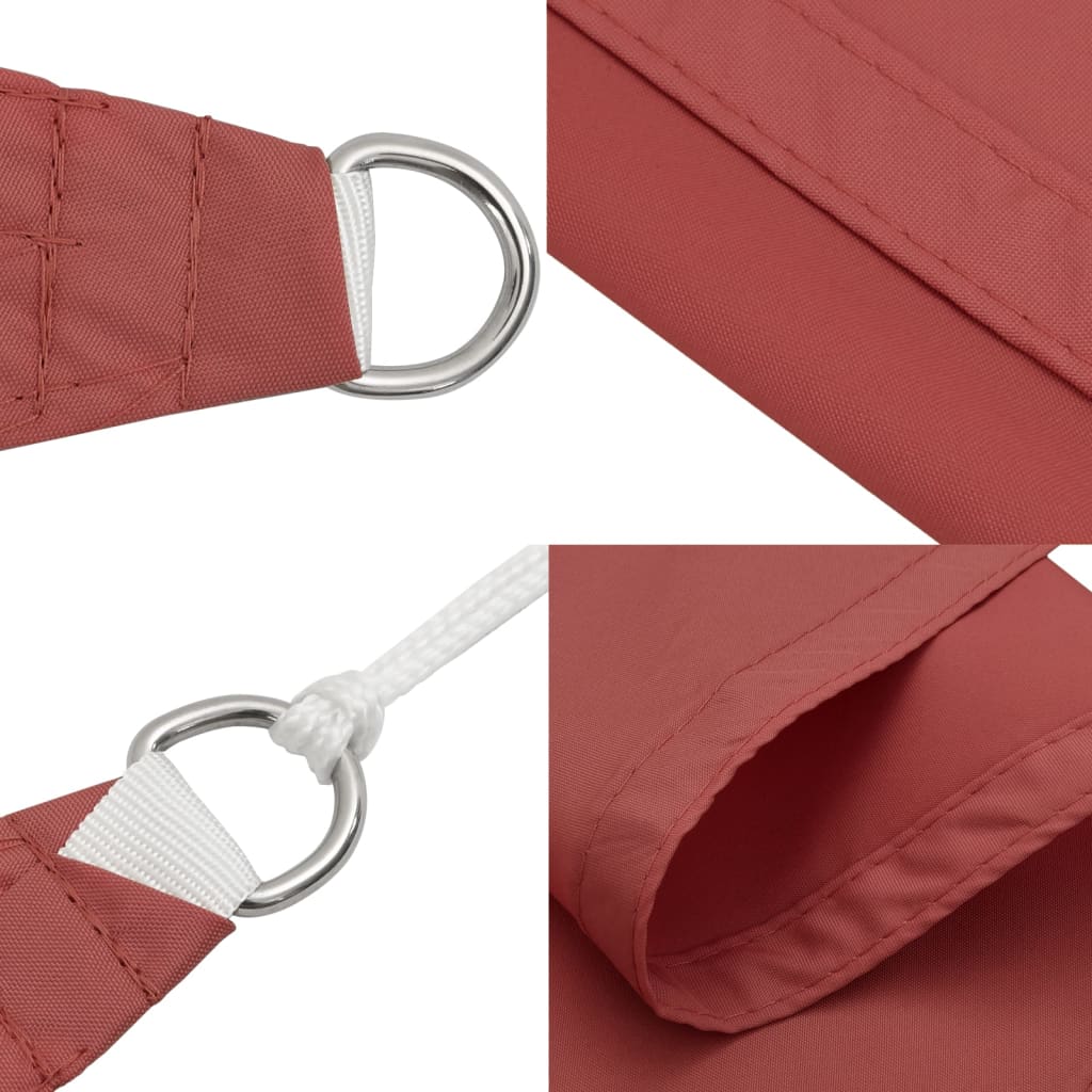 Sonnensegel Oxford-Gewebe Rechteckig 2x3,5 m Terrakotta-Rot