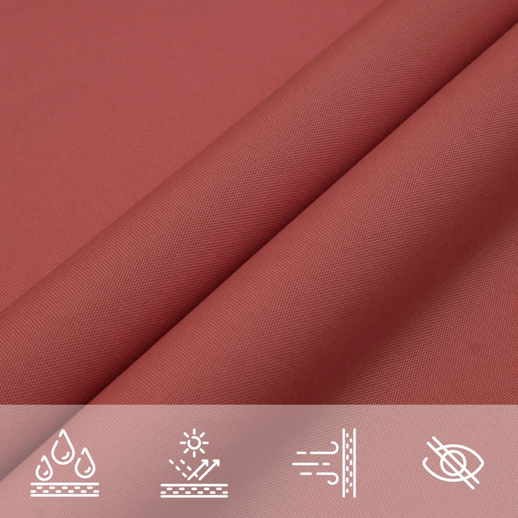 Sonnensegel Oxford-Gewebe Rechteckig 2x3,5 m Terrakotta-Rot