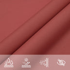 Sonnensegel Oxford-Gewebe Dreieckig 3x3x4,24 m Terrakotta-Rot