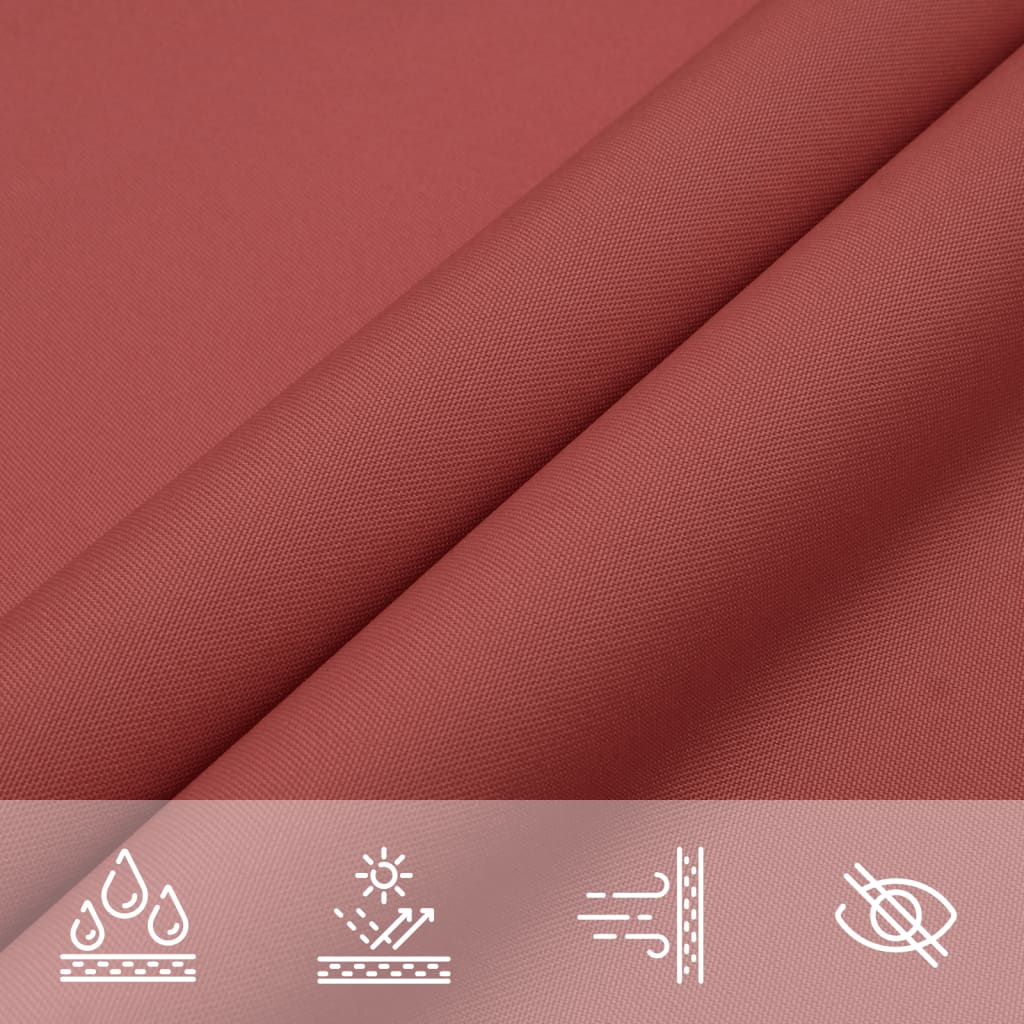 Sonnensegel Oxford-Gewebe Dreieckig 3x3x4,24 m Terrakotta-Rot