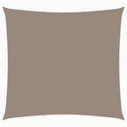 Sonnensegel Oxford-Gewebe Quadratisch 7x7 m Taupe