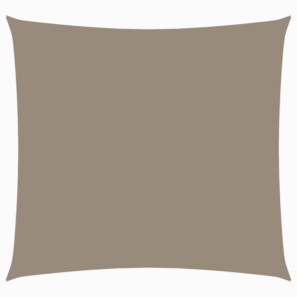 Sonnensegel Oxford-Gewebe Quadratisch 7x7 m Taupe