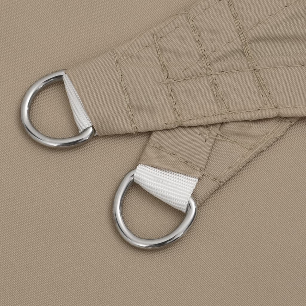 Sonnensegel Oxford-Gewebe Dreieckig 3x3x3 m Taupe