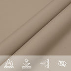 Sonnensegel Oxford-Gewebe Dreieckig 3x3x4,24 m Taupe