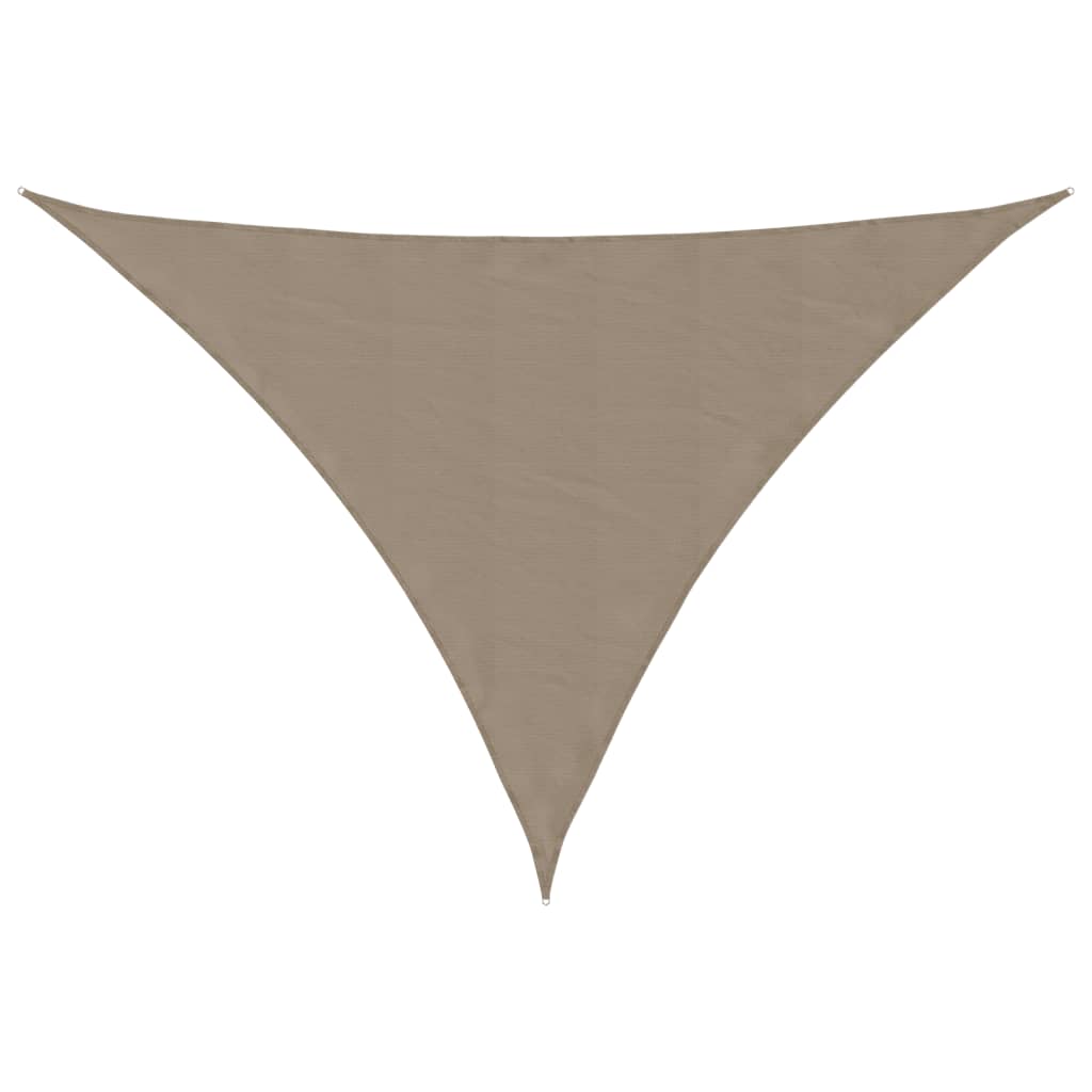 Sonnensegel Oxford-Gewebe Dreieckig 4x4x5,8 m Taupe