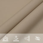 Sonnensegel Oxford-Gewebe Dreieckig 4x4x5,8 m Taupe