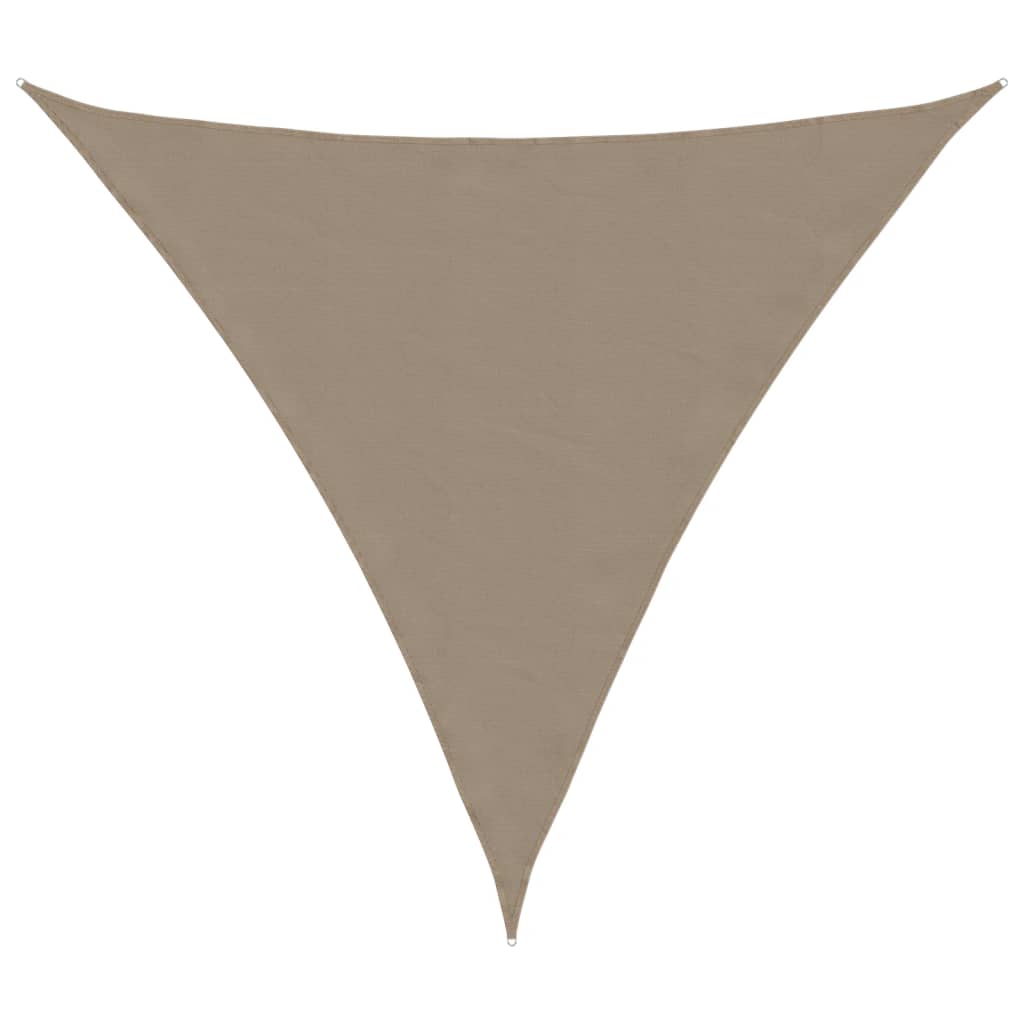 Sonnensegel Oxford-Gewebe Dreieckig 4,5x4,5x4,5 m Taupe