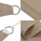 Sonnensegel Oxford-Gewebe Dreieckig 4,5x4,5x4,5 m Taupe