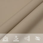 Sonnensegel Oxford-Gewebe Dreieckig 4x5x5 m Taupe
