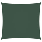 Sonnensegel Oxford-Gewebe Quadratisch 3x3 m Dunkelgrün