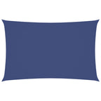 Sonnensegel Oxford-Gewebe Rechteckig 2x5 m Blau
