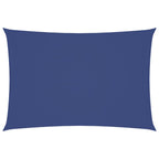 Sonnensegel Oxford-Gewebe Rechteckig 2,5x4,5 m Blau