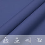 Sonnensegel Oxford-Gewebe Rechteckig 3,5x4,5 m Blau